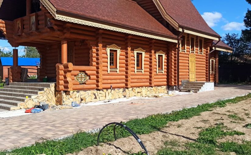 Преображение цоколя нашего храма